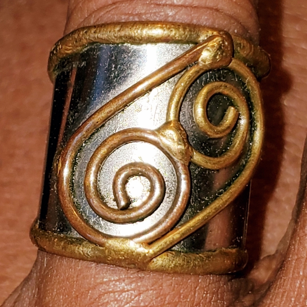 💥SALE 3 for $35💥Mixed Metal  Copper Band Ring